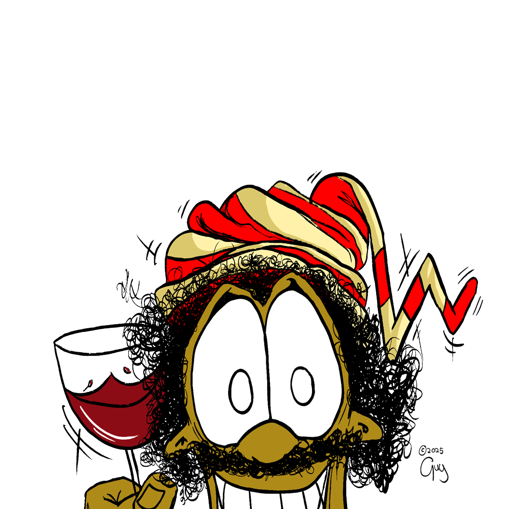 Gzuz and the Big Bang Theory - Risen: Gzuz in victory star pose after risen from dead/sleep.