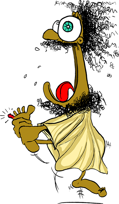 Gzuz and Big Bag Theory - Gzuz bangs his table on the coffee table.