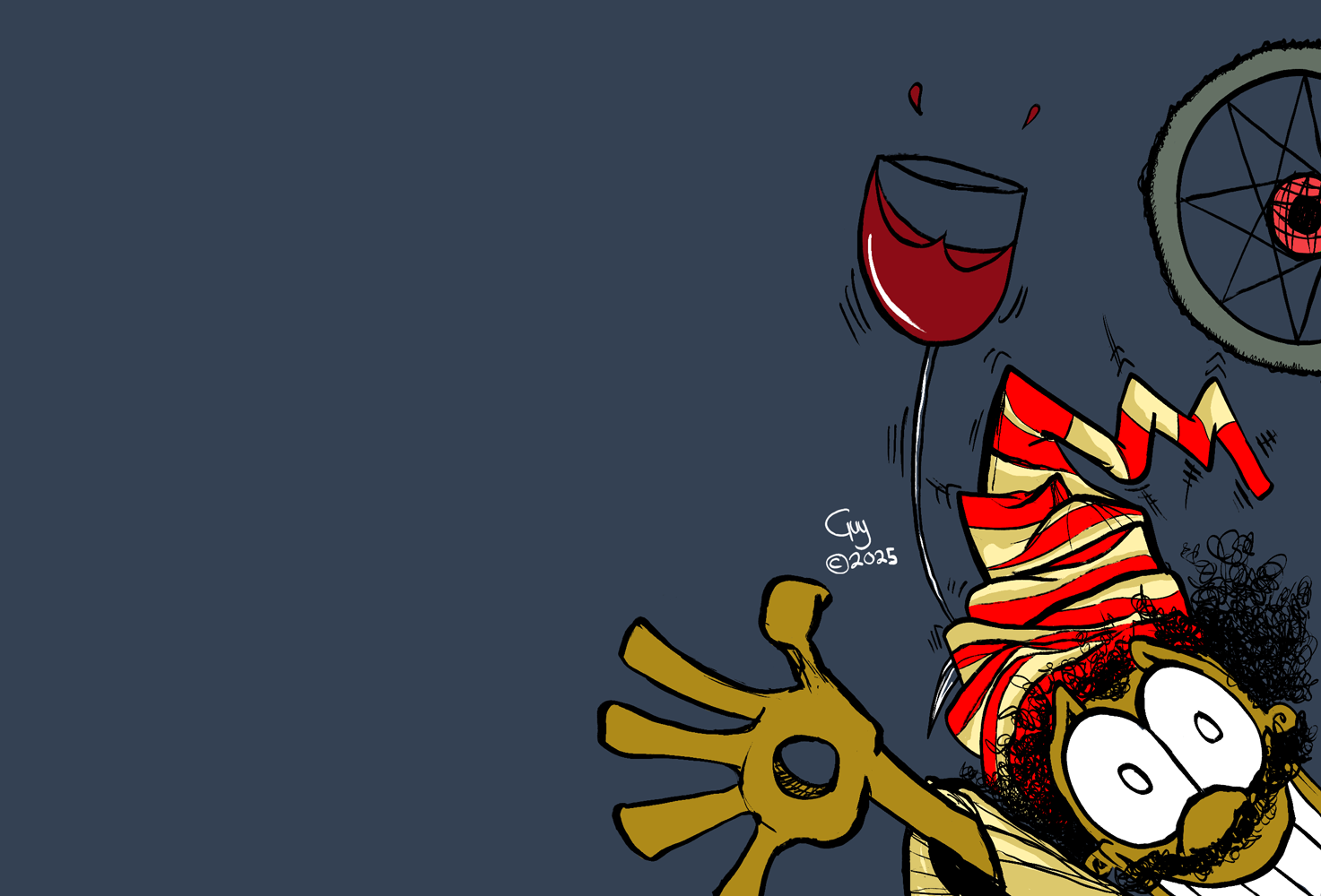 Gzuz and the Big Bang Theory - Gzuz as a selfie.