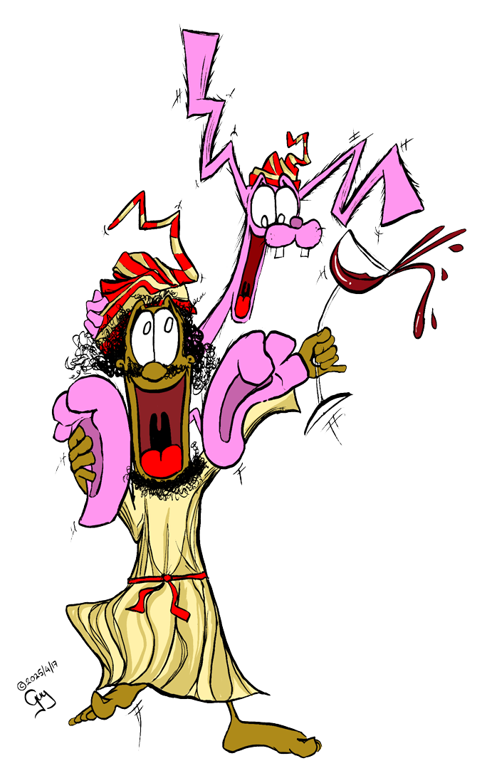 Gzuz and Easter bunny are now best friends. Pals for life!