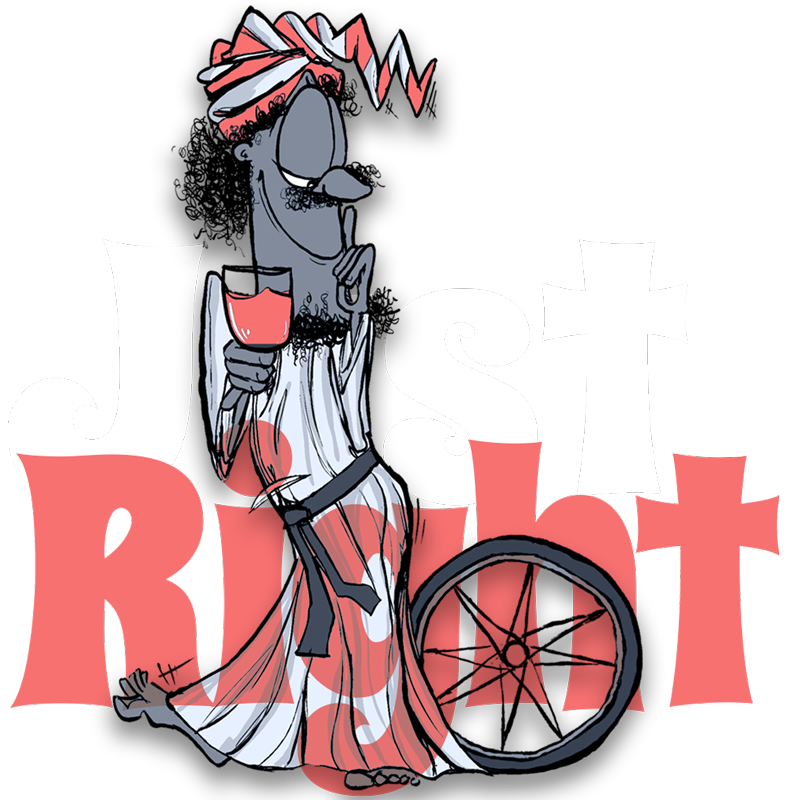 Gzuz depicted as Omniambitrickivalent God - Just Right!